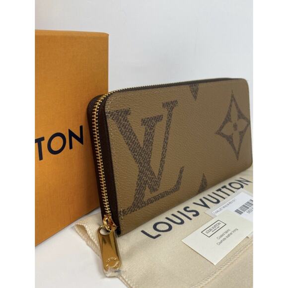 Louis Vuitton Zippy Wallet Reverse Monogram Giant Brown - Picture 6 of 12